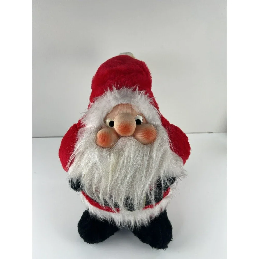 Vintage Plush Rennoc Santakins Santa Claus Doll Plush 15